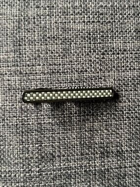Men’s Grey & White Clip Tie Bar